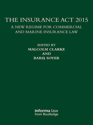 cover image of The Insurance Act 2015